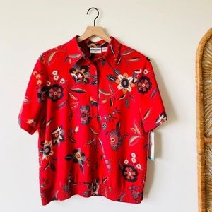 00s vintage NWT floral top